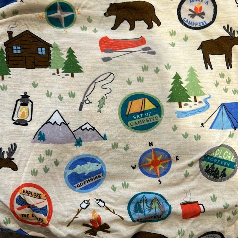 Little Sleepies Great Outdoors Crib Sheet
